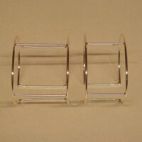 Bracciale in bronzo argentato e rodiato, nichel free