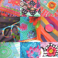 Kaffe fassett's brilliant, little patchworks