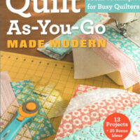Quilting as you go, made modern