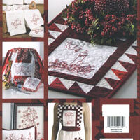Redwork: winter twitterings