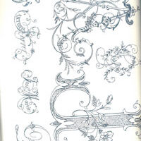 Treasury of floral designs and initials