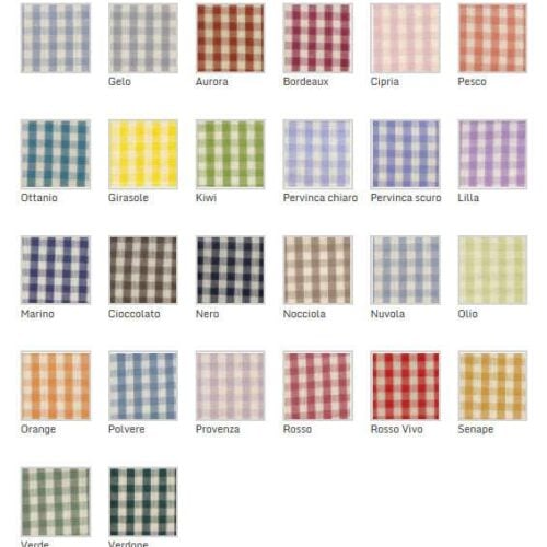 Tela in cotone a quadretti altezza cm 180 € 14,00 al metro vendita a multipli di 50 cm