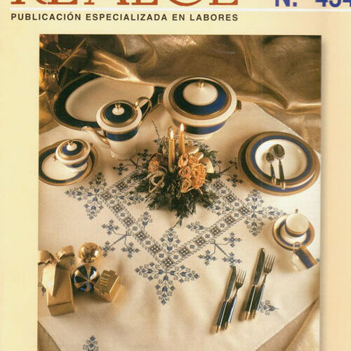 Bordado norvego, vainicas, realce 434