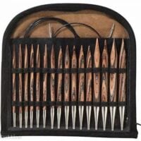 Knit pro prym 223800, kit ferri circolari con punte in legno