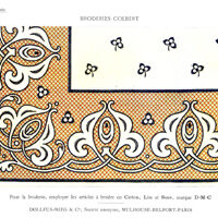 Broderie colbert,  Editions Inedite-Dillmont