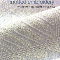 Sardinian knotted embroidery, "punt 'e nu'", ivette stanton