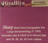 Hiyahiya large 5"sharp interchangeable set premium (8 punte/7 cavi) - immagine 2