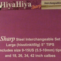 Hiyahiya large 5"sharp interchangeable set premium (8 punte/7 cavi)