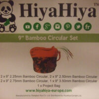 Hiyahiya 9"  bamboo circulars set 9 ferri