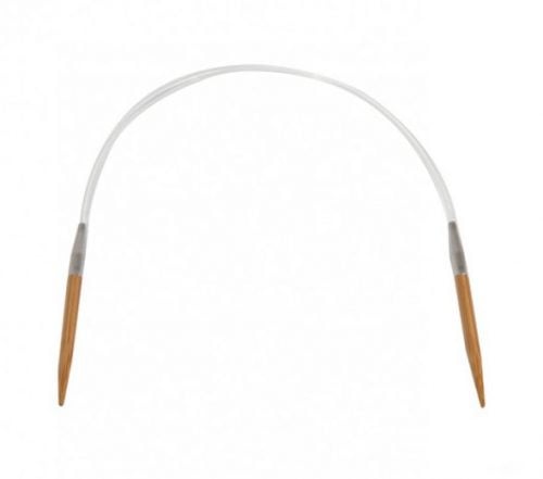 Hiyahiya  bamboo 9", ferri circolari cm 23, punte bamboo - immagine 3