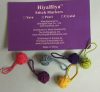 Hiyahiya marcatori per lavori a maglia, yarn ball stitch markers - immagine 3
