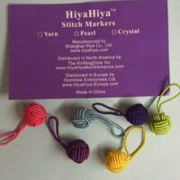 Hiyahiya marcatori per lavori a maglia, yarn ball stitch markers