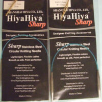 Hiyahiya  sharp 9", ferri circolari cm 23, punte acciaio sottili