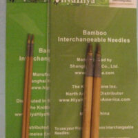 Hiyahiya punte bamboo 5", punte lunghe da cm 10,5 in bamboo