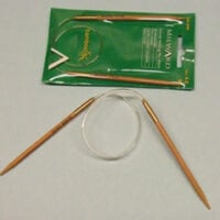 Ferri da maglia circolari punta in bambu'milward lunghezza cm 40