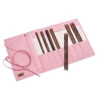 Kit 7 gioco ferri doppia punta in legno multicolor natural cm 20, knit pro prym 223807