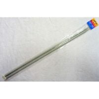 Ferri da maglia in alluminio e plastica cm 60, 2 ferri pony