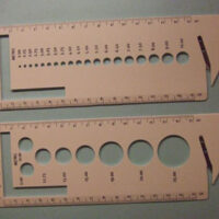 Misuratore ferri ed uncinetti 2-25 pony