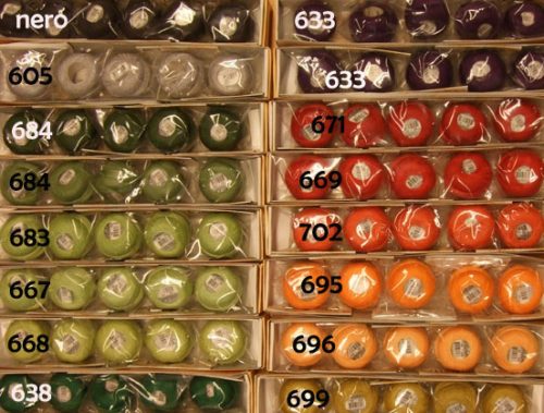 Cordonetto lizbeth 80 multicolor e tinta unita