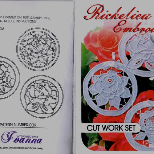 KIT-9 Kit intaglio, inserti a rose cm 14,5