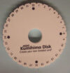 Jolly/ 4 dischi kumihimo: 2 tondi cm 15 h 20mm + 1 tondo da 11 cm + 1 quadrato cm 15 - immagine 3