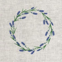 Banda lavanda ghirlanda, 1 ghirlanda cm 26 x 31 vendita a moduli