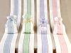 Nastro tubolare per sacchetti 100% lino (11 fili) bianco e lavanda vendita a multipli di 50 cm - immagine 2