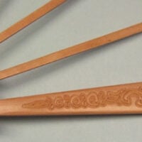 Struttura ventaglio  legno archetti cm 37