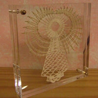 Cornice in plexiglas cm 12 x 12
