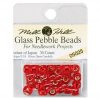 Mill hill glass pebble beads, vetro lucida mm 5,5