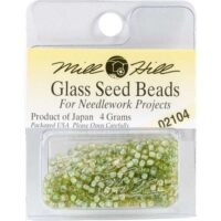 Mill hill glass seed beads, vetro lucida mm 2,2