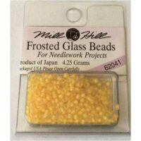Mill hill frosted glass beads, vetro satinato mm 2,2