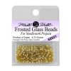 Mill hill frosted glass beads, vetro satinato mm 2,2