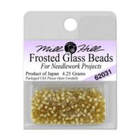 Mill hill frosted glass beads, vetro satinato mm 2,2