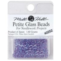 Mill hill petit glass beads, vetro lucido mm 1,5