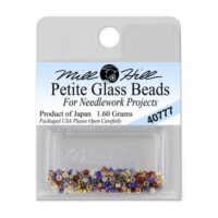 Mill hill petit glass beads, vetro lucido mm 1,5