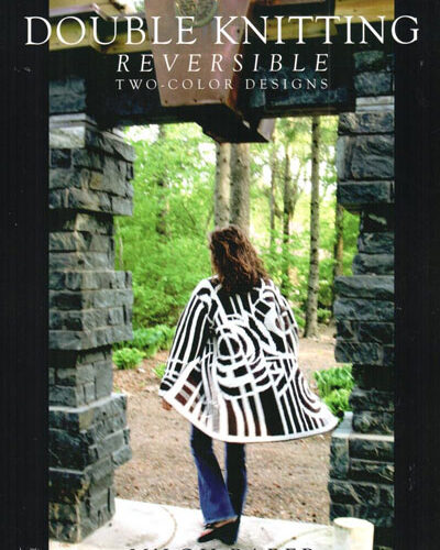 Double knitting reversible two color designs, m'lou baber