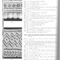 Knitting lace, barbara abbey's