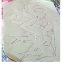 Figura geometrica astratta cm 11 x 17