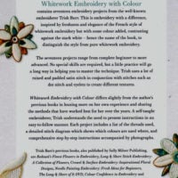 Whitework with colour, trish burr