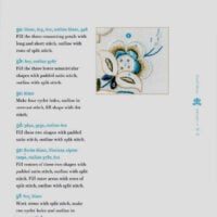 Whitework with colour, trish burr