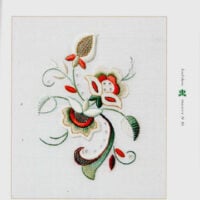 Whitework with colour, trish burr