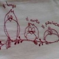 Lenzuolino per culla 100% cotone, uccellini