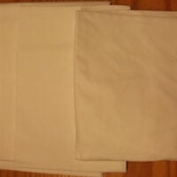 Lenzuolino per culla 100% cotone da ricamare