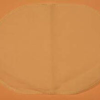 Ovale con bordo liscio 29,5 x 21, cotone