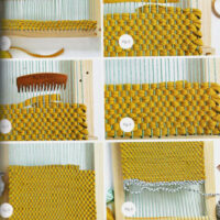Diy woven art, rachel delbow