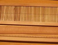 Telaio tessitura da tavolo, 1 pettine liccio,   tessuto cm 50 di larghezza massima