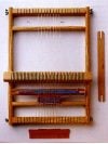 Telaio tessitura, tessuto cm 23