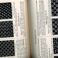 Irish crochet lace from early 20th c.sources