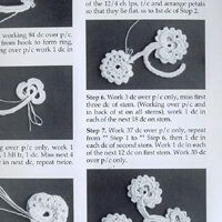 Irish crochet lace d'arcy